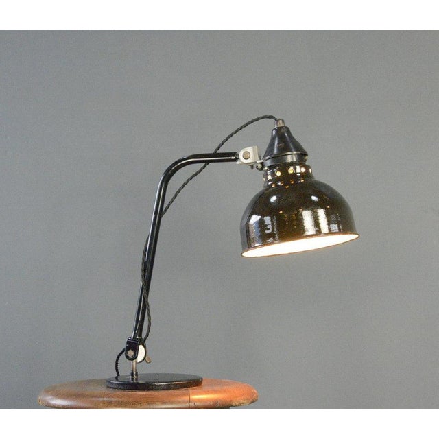 Metal Rademacher Table Lamp, 1920s For Sale - Image 7 of 10