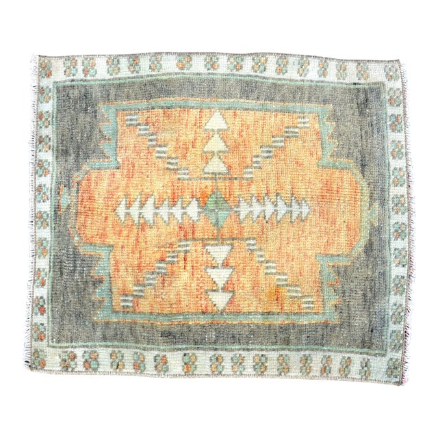 1960s Vintage Hand-knotted Nomadic Rug For Sale