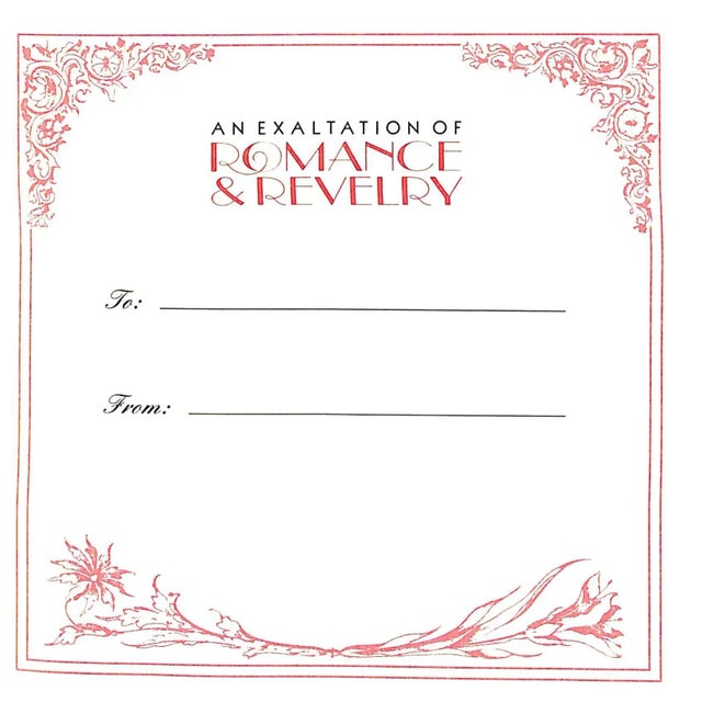 1990s "An Exaltation of Romance & Revelry" 1994 Lipton, James For Sale - Image 5 of 13