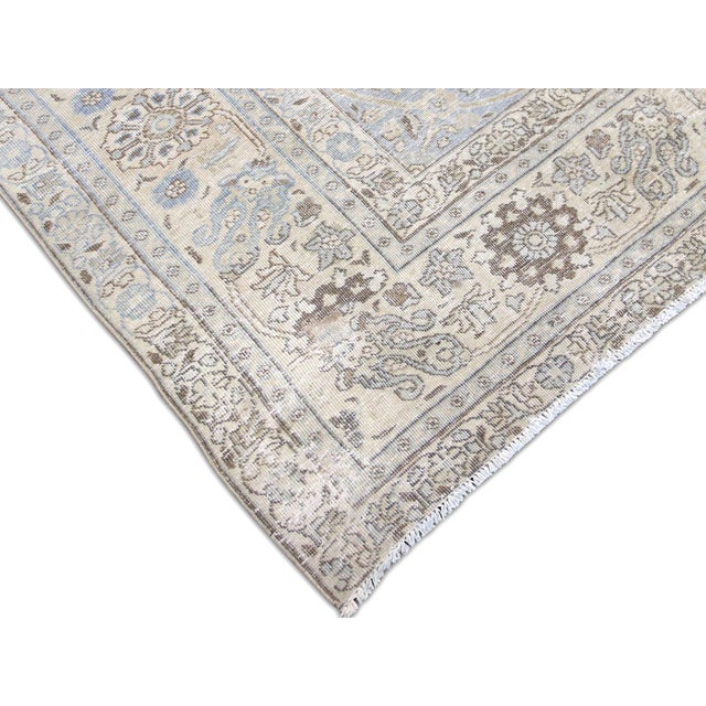 Transitional 1940s Persian Tabriz Rug For Sale - Image 3 of 5