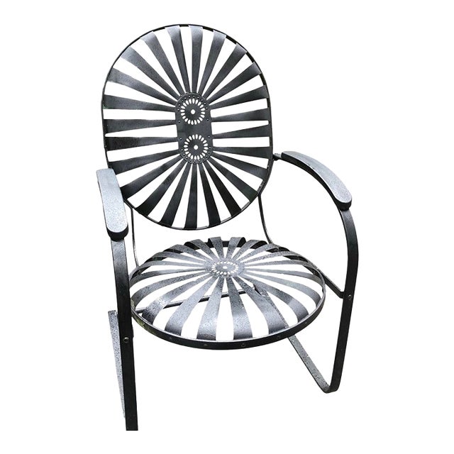 Francois Carre King Cantilever Rocking Chair For Sale