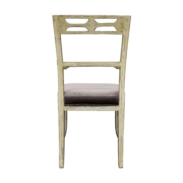 Vintage Mid Century Upholstered Chair For Sale - Image 4 of 5