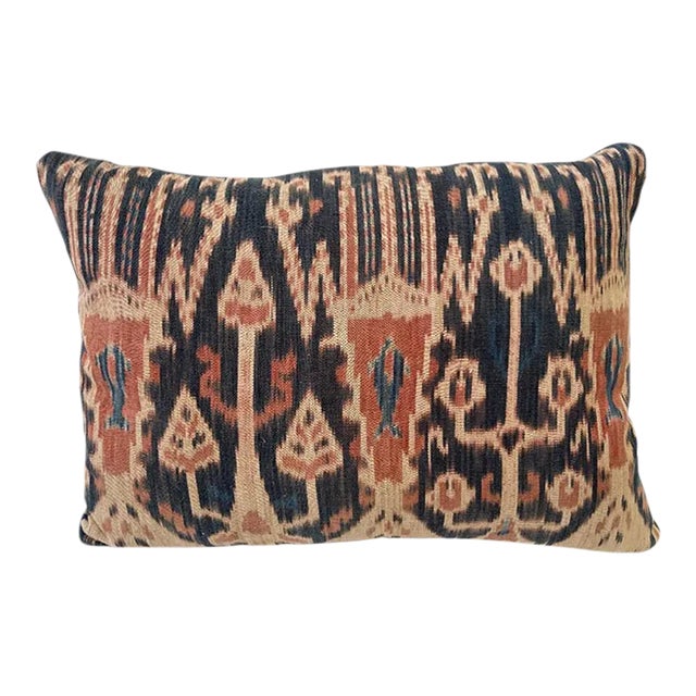 19th Century Ikat Tapestry Pillow For Sale