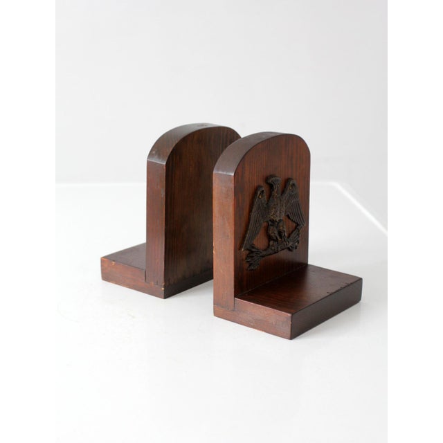 Vintage Eagle Bookends For Sale - Image 6 of 12