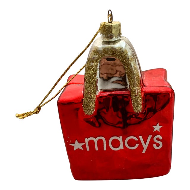 Vintage 2010 Macys Xmas Tree Ornaments For Sale