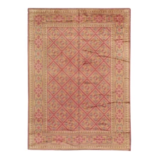 Galerie Shabab Collection Mid-20th Century Viennese Savonnerie Style Rug For Sale