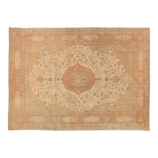 Antique Turkish Oushak Rug For Sale