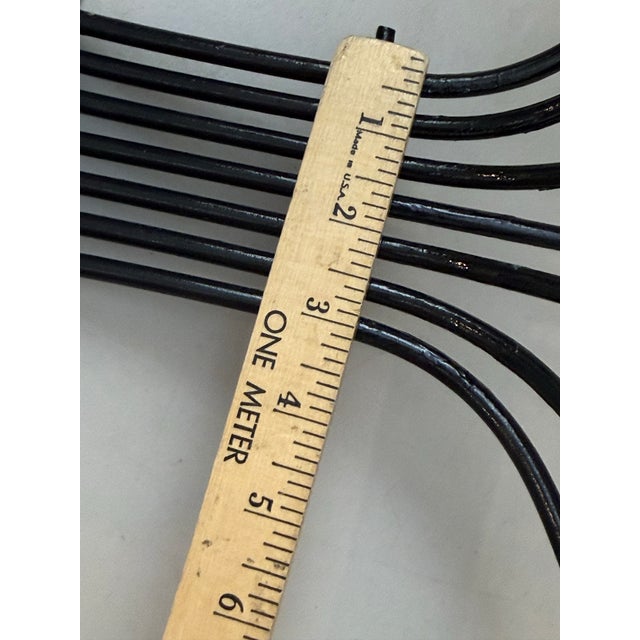 Metal Mid Century Metal Candle Sconce in the Style of Tommi Parzinger For Sale - Image 7 of 12