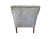 Gray Modern Cut Velvet Arm Chair For Sale - Image 8 of 9
