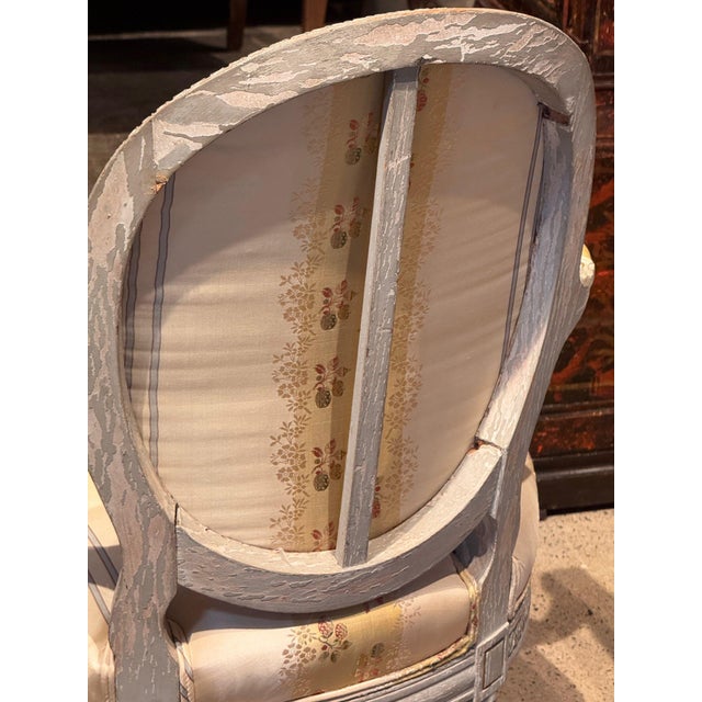 Pair of Louis XVI Fauteuils For Sale - Image 14 of 14
