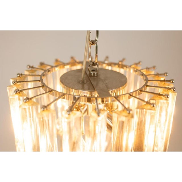 Translucent Murano Glass Pendant Lamp by Venini, 1980s For Sale - Image 6 of 11