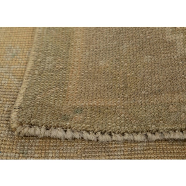 Turkish Mini Rug Oriental Hand Knotted Vintage Rug 1'10" x 3'1" #21030 For Sale In Houston - Image 6 of 8