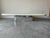 White Karl Springer - Style Grasscloth Triangular Coffee Table For Sale - Image 8 of 12