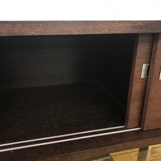 Brown Raz Credenza Designed by Stanley Jay Friedman for Brueton. For Sale - Image 8 of 10