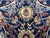 Textile Navy Blue Bijar Persian Style Floral Wool Rug, 8' X 11' For Sale - Image 7 of 14