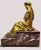 Mathurin Moreau, Dame qui pose, 1800s, Gilded Bronze with Red Marble Base For Sale - Image 4 of 12