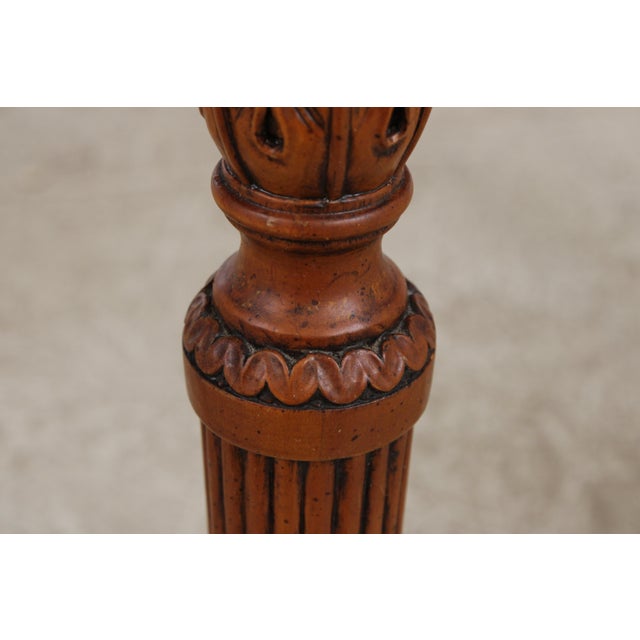 Maitland Smith Adams Satinwood 1 Drawer Console Table For Sale - Image 14 of 18