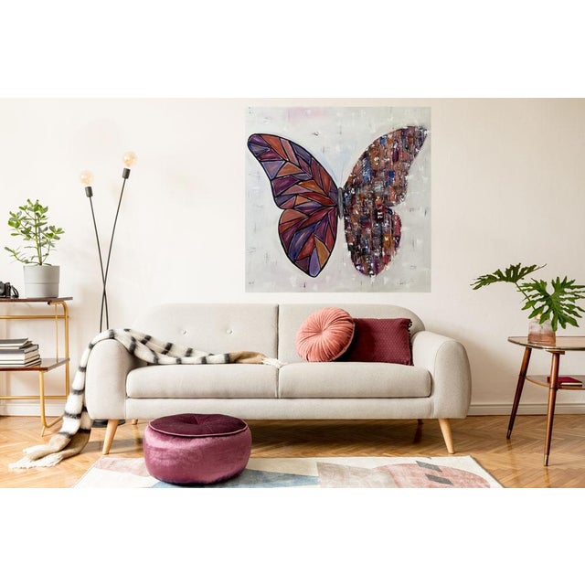 Butterfly Matrix.Modern Original Hand Painting For Sale - Image 12 of 12