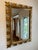 Mid-Century Modern 1960 Italian Hollywood Regency Giltwood Mirror With Hand-Carved Geometric & Floral Frame For Sale - Image 3 of 13
