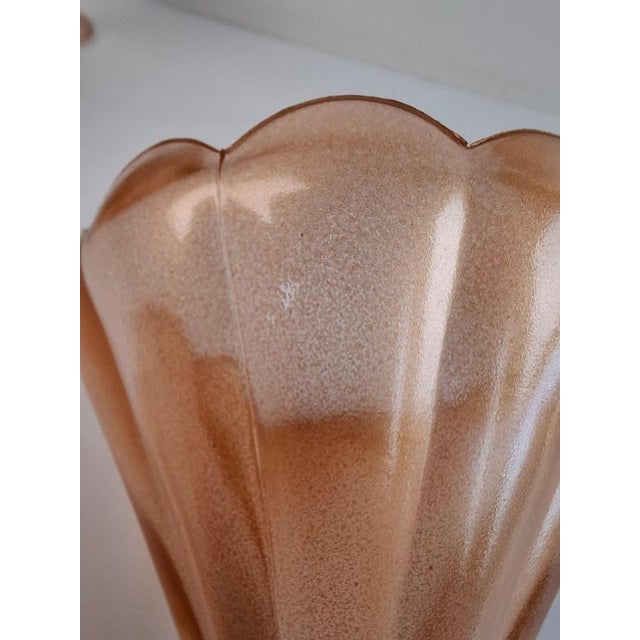 rt Deco Pink Rosaline Glass Dessert Bowls, Former Czechoslovakia, 1930s, Set of 6 For Sale - Image 12 of 18