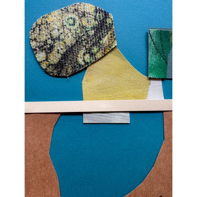 Paper "Pop Music 1" Original Mixed-Media Collage on Paper by Zac Woodiel For Sale - Image 7 of 9