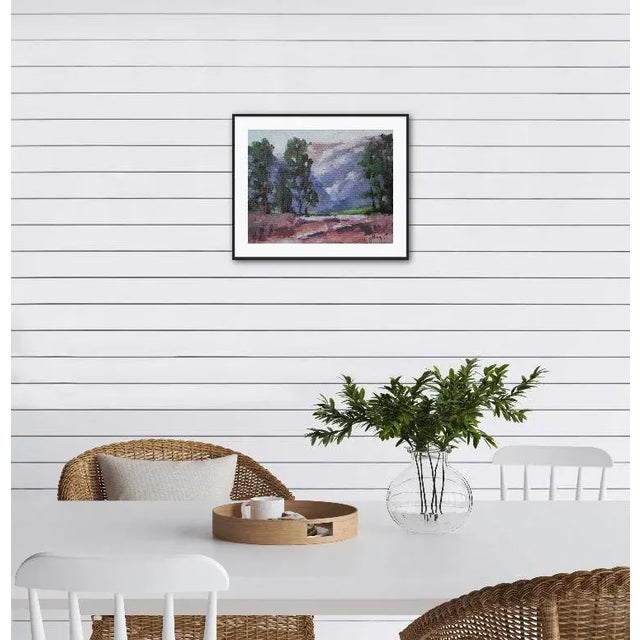 2020s Contemporary Impressionist Landscape Oil Painting For Sale - Image 5 of 6