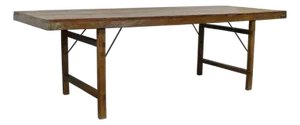 Matthew Izzo Home 8’ Wood Wedding Dining Table