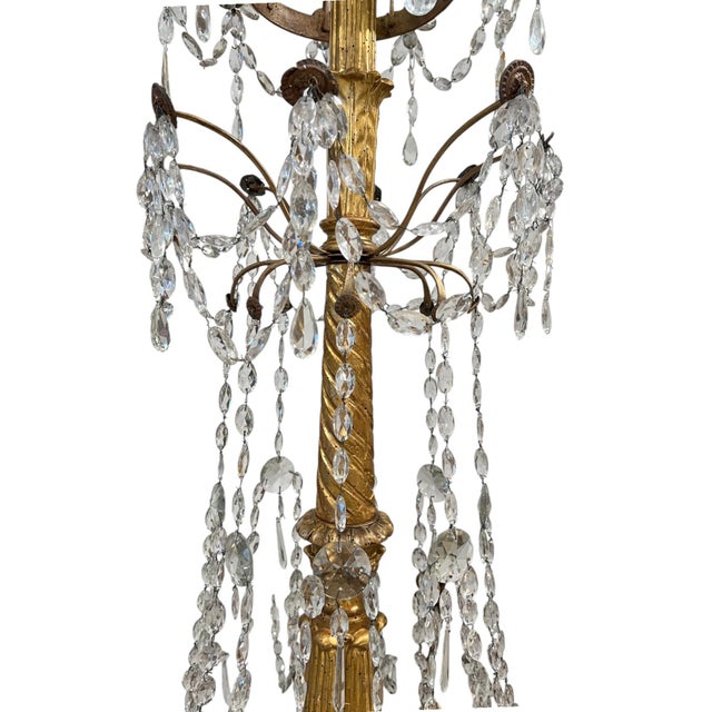 18th Century Genoa Genovese Chandelier (Two Available) For Sale In New Orleans - Image 6 of 8