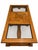 Vintage Mediterranean Revival Parquet-Pattern Wood and Smoked Glass Coffee Table For Sale - Image 10 of 18