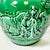 1930s 1930s Vintage Boho Chic English Rustic European Wedgwood Majolica Hunting Motif Pitcher For Sale - Image 5 of 16