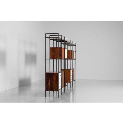 MF-710 Bookcases by Geraldo De Barros, 1955, Set of 2 For Sale - Image 10 of 18