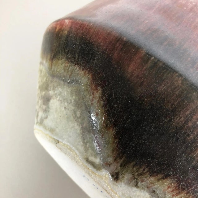 Ceramic Studio Pottery Vase by Bruno & Ingeborg Asshoff, 1960s For Sale - Image 4 of 17