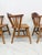 Wood 1940s Habitant, Bay City Mi, Knotty Pine Captain’s Chairs, Set of 6 For Sale - Image 7 of 14