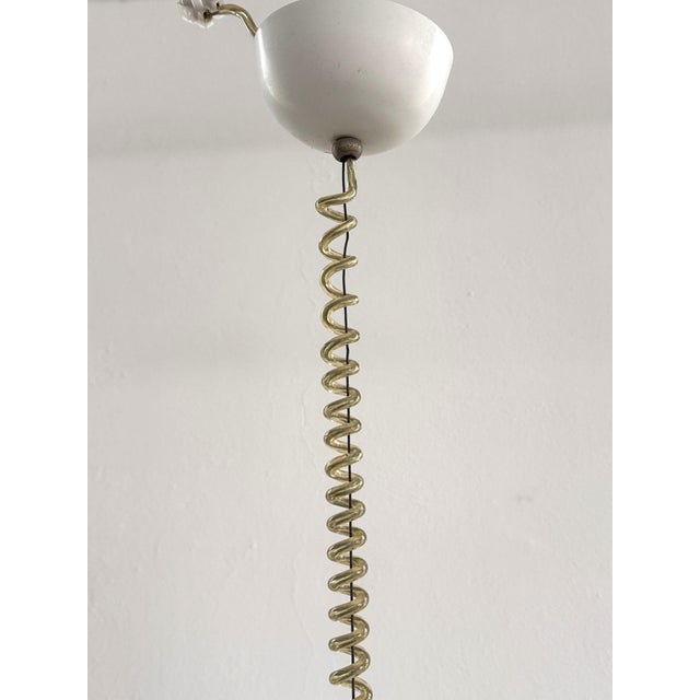 Mid-Century Italian Opaline Pendant Light Medusa by Giusto Toso for Leucos, 1970s For Sale - Image 11 of 14