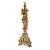 19th Century French Ormolu Gilt Bronze Gothic Revival Candlestick Base For Sale