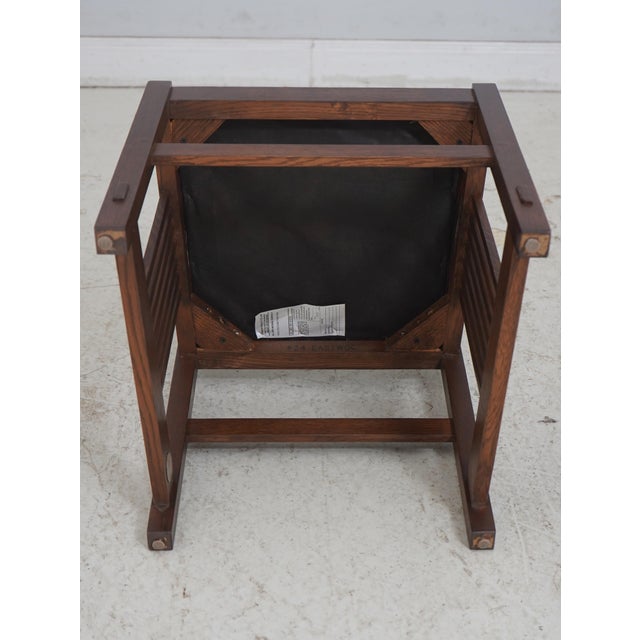 Set of 6 Stickley Mission Oak Dining Chairs For Sale - Image 15 of 18