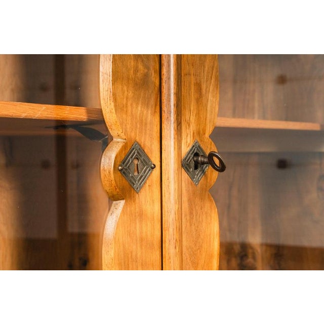 Small Vintage Biedermeier Display Cabinet, Late 19th Century For Sale - Image 9 of 18