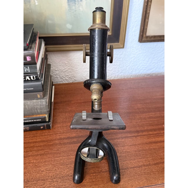 Antique Bausch and Lomb Microscope For Sale - Image 9 of 14