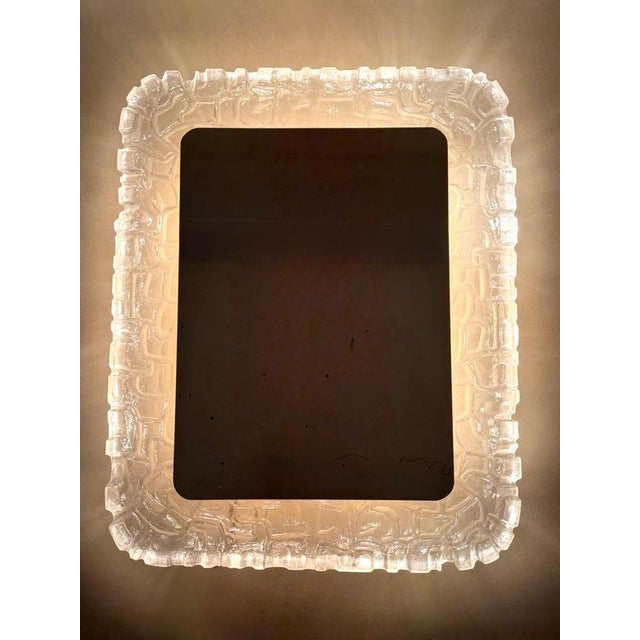Large Six-Light Acrylic Wall Mirror from Erco, Germany, 1970s For Sale - Image 12 of 18