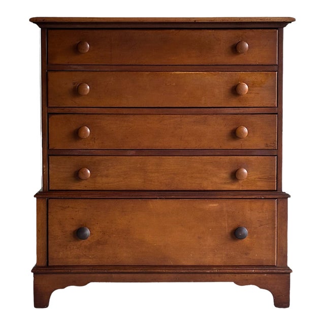 Vintage Chest of Drawers With Hidden Cedar Chest, C. 1940s For Sale