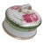 I E and C Co Japan Hand Painted Flowers Lidded Powder Dish Trinket Box For Sale