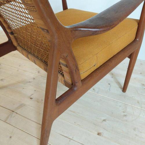Teak Armchair by Erik Andersen and Palle Pedersen for Horsnaes Møbler, Denmark, 1950s For Sale - Image 4 of 7