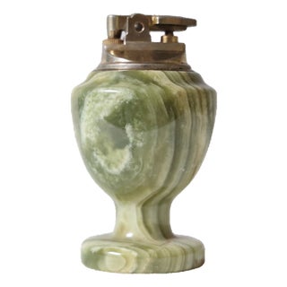 Mid-Century French Green Lighter For Sale