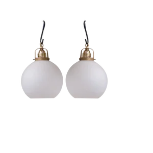 Mid-Century French Etched Glass Pendant Light, 1960s