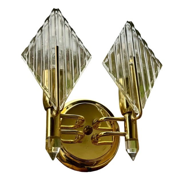 Italian Hollywood Regency Wall Sconce attributed to Zeroquattro, 1970s For Sale - Image 9 of 9