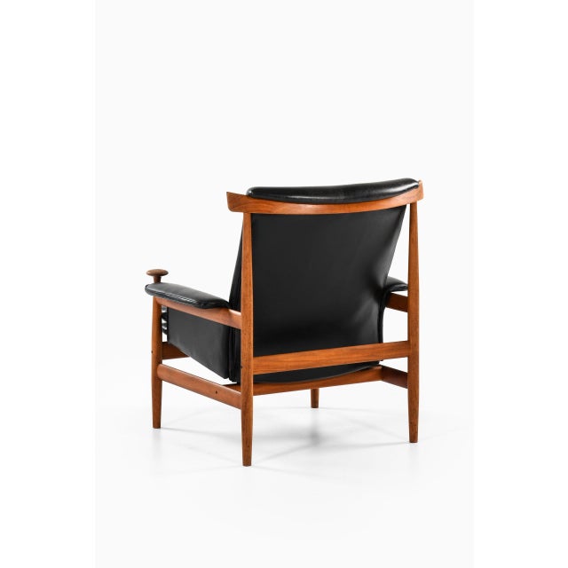 Wood Model Bwana Easy Chair by Finn Juhl attributed to France & Daverkosen, 1960s For Sale - Image 7 of 10