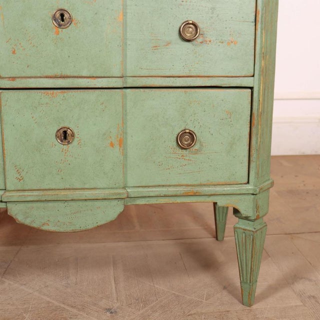 Swedish Breakfront Commodes, Set of 2 For Sale - Image 3 of 12