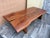 Organic Live-Edge Solid Wood Coffee Table in the Mira Nakashima Style. Circa 1980s. For Sale In Miami - Image 6 of 15