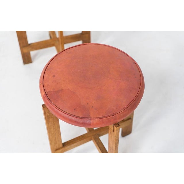 Black Stools by Uno & Östen Kristiansson for Luxus Vittsjö For Sale - Image 8 of 14