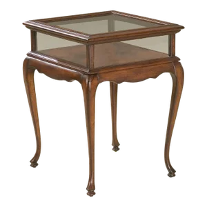 Burton Curio Table, Dark Brown